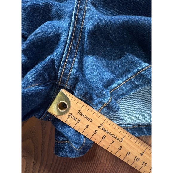 Old Navy Womens Jean Shorts California Stretch Blue Denim size 10 High Rise - Picture 7 of 12